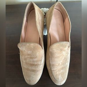 J. Crew Women's Tan Suede Loafers
